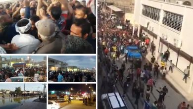 Iran: Demonstration of Angry People in Flood-Hit Areas of Ahvaz