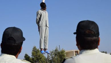 hanging in iran