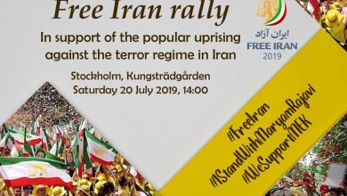 Mujahedin-E Khalq MEK Supporters to Hold Free Iran Rally in Stockholm Saturday