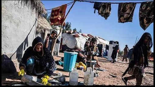 Iranian People Resort to Living in Tents out of Poverty