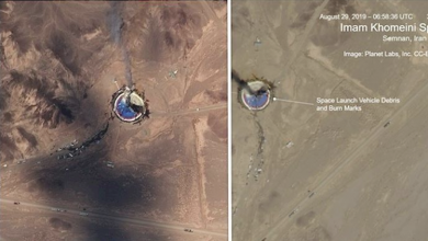 Iranian Regime's Rocket Launch Ends In Failure, Imagery Shows