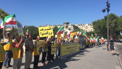 Protests Continue Against Iranian Regime FM’s Visits to European Countries - Iranians Demand Javad Zarif's Expulsion from Paris
