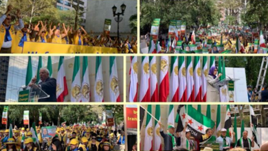 PMOI/MEK supporters hold massive “No to Rouhani” rally in New York