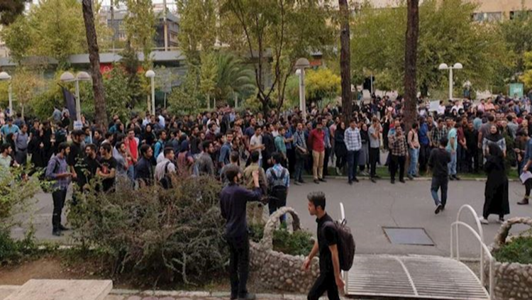 Students of Amir Kabir University protest to illegal policies