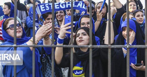 Allowing women into the football stadium; “A cynical public stunt”