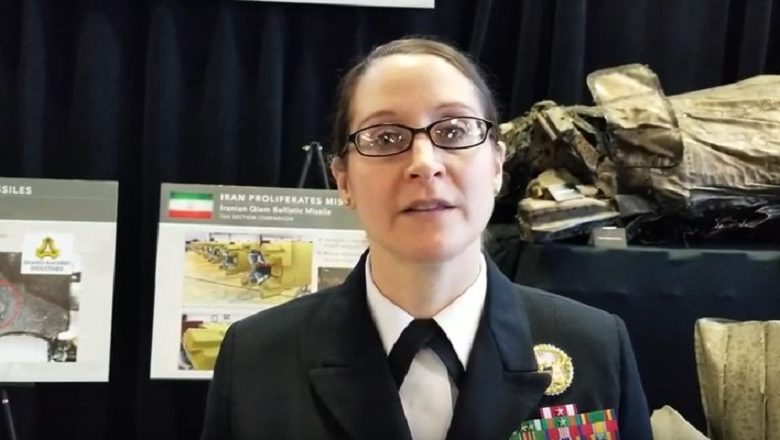Cmdr. Rebecca Rebarich, a Pentagon spokeswoman