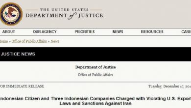 U.S. Charges Indonesian Companies for Evading Sanctions on Iran’s Regime