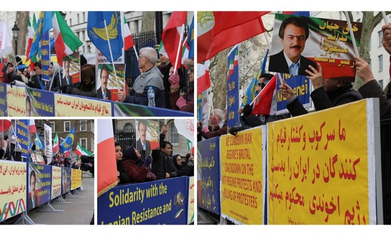 Anglo Iranians, MEK and NCRI Supporters Hold Rally in Solidarity With Iran Protests