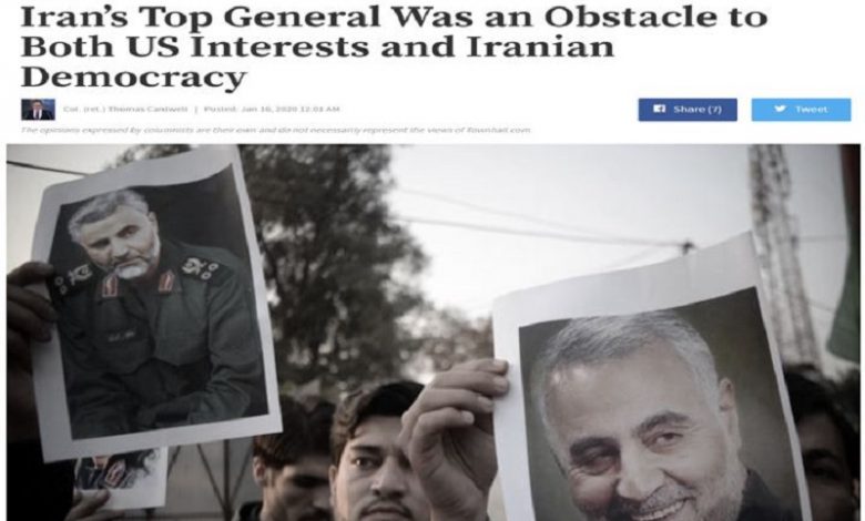 Iran’s Top General Was an Obstacle to Both US Interests and Iranian Democracy
