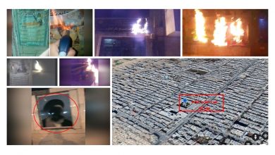 Iran: Mullahs’ Criminal Seminary Targeted in Najafabad, Isfahan, Simultaneous With the Election Farce