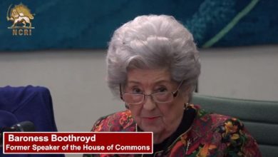 Former Speaker of the House of Commons, Baroness Boothroyd