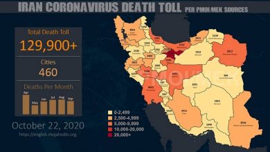Iran: The staggering number of Coronavirus fatalities in 460 cities exceeds 129,900