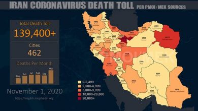 Iran: Coronavirus Catastrophe – Fatalities Exceed 139,400 in 462 Cities