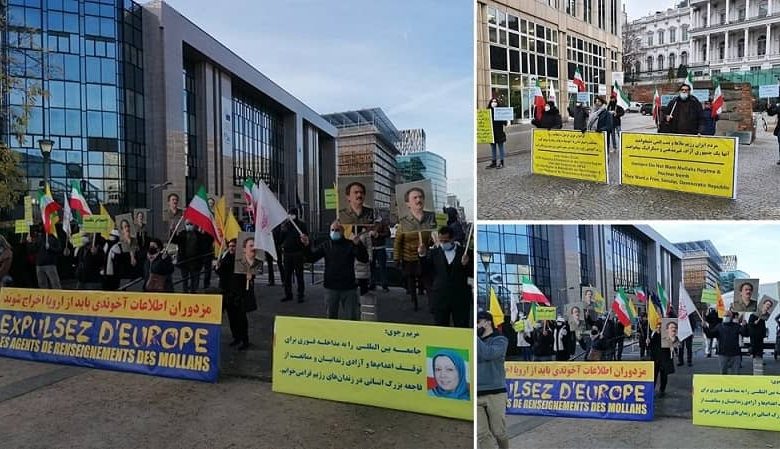 Iranians, MEK Supporters Protest in Vienna Simultaneous With JCPOA Joint Commission With Mullahs’ Terrorist Regime