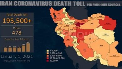 Iran: Coronavirus Death Toll in 478 Cities Exceeds 195,500