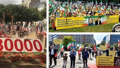 Demonstrations of Iranians in Different Countries in Solidarity With the Iranian People’s Uprisings and as Raisi Becomes President