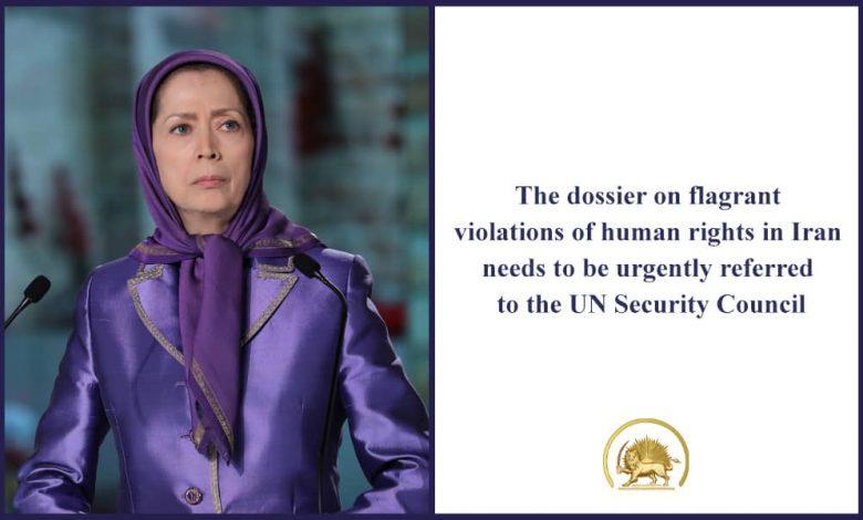 Mrs. Maryam Rajavi Comments Following the UN SEC. General Report to the General Assembly, on Situation of Human Rights in Iran: