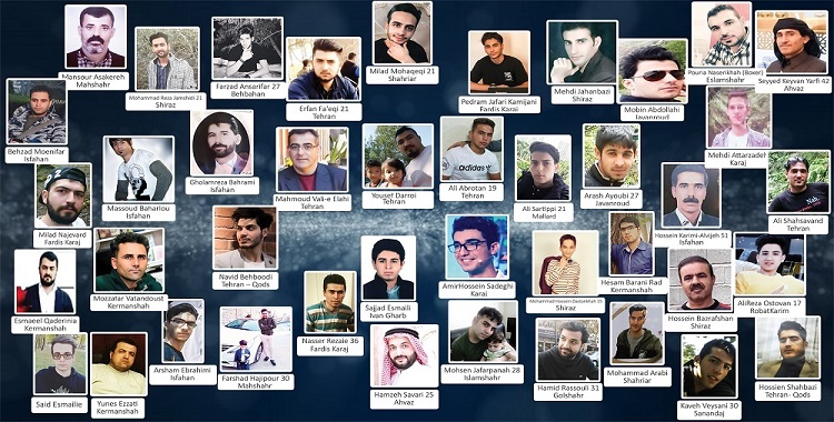 Iran: Names of 29 More Martyrs of the November 2019 Uprising Released Names of 857 Martyrs Published So Far