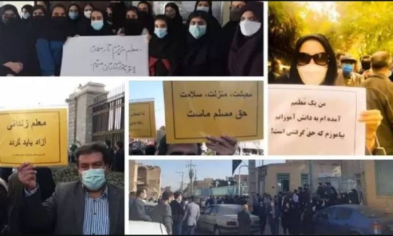 Protestas en Irán: tercer día de levantamiento de maestros en al menos 114 ciudades de todo el país