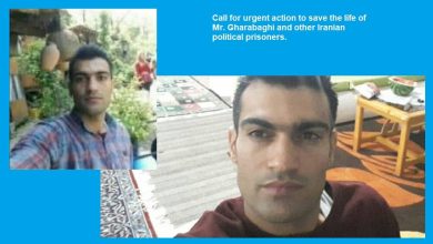 Iran: Call To Save Life of Political Prisoner Mehran Gharabaghi