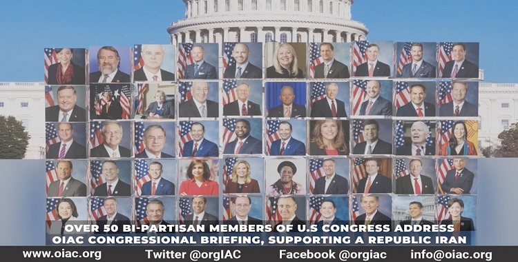 Bi-partisan Support by U.S. Lawmakers of a Democratic, Secular Republic in Iran