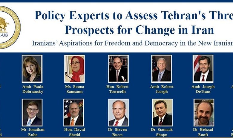In Washington DC, Experts on National Security and Foreign Affairs Call On Firm Policy Against Tehran