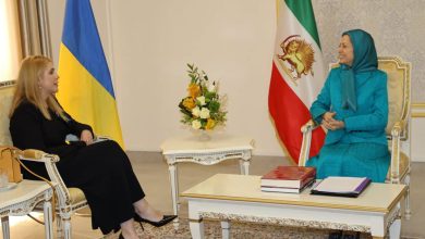 Ukrainian MP Kira Rudik Meets NCRI President-elect Maryam Rajavi at Ashraf-3