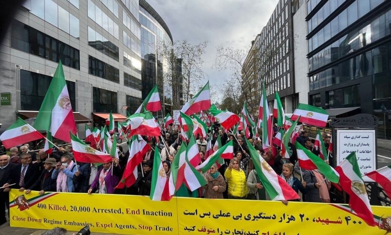 Iranian Rally in Brussels Ask EU Leaders To Recognize Iranian People’s Struggle