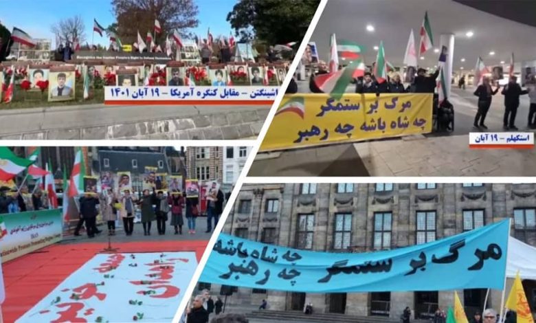 In Four Corners of the World, Iranians Call for Freedom and Democracy