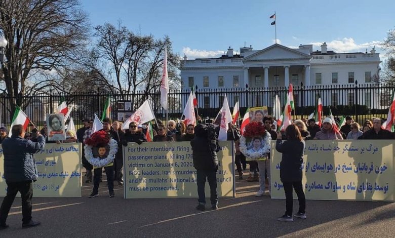 On the Anniversary of the Ukrainian Passenger Plane Downing, MEK Supporters Demonstrated in Canada, U.S and Australia