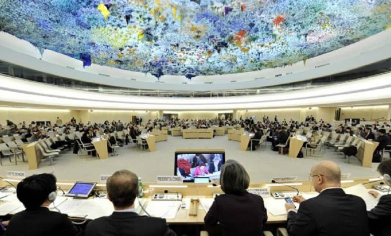 Iran’s Regime FM Slammed at Opening UN HRC Session