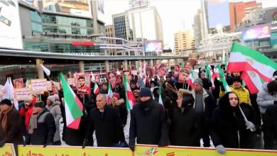 Iranians Rally in Toronto to Call for Support of Uprising