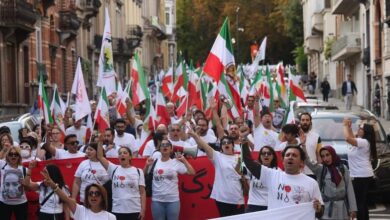 Thousands of Iranians Rally in Brussels Marking Uprising Anniversary, Advocating for Democratic Republic