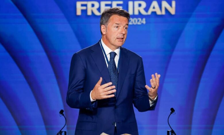 Former Italian PM Matteo Renzi: Free Iran is a Moral Duty for the World