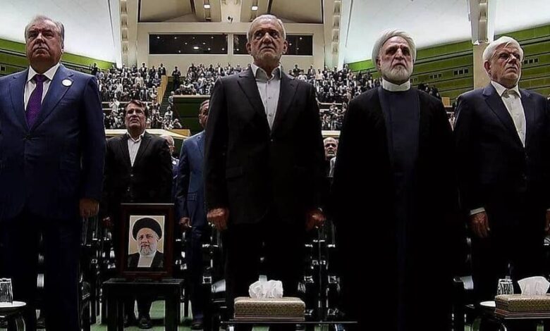 Iran News NowIranian Regime Infighting Inauguration Ceremony of Masoud Pezeshkian Reveals Iranian Regime’s Weaknesses and Priorities