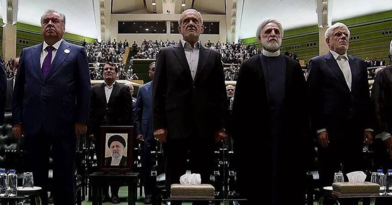 Inauguration Ceremony of Masoud Pezeshkian Reveals Iranian Regime’s Weaknesses and Priorities