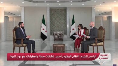 Iran News: Syrian Leader Al-Sharaa Calls Iranian Militias a “Strategic Threat to the Region”