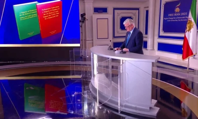 Lord Steve McCabe: The NCRI Is the Only Viable Democratic Alternative to Iran’s Regime
