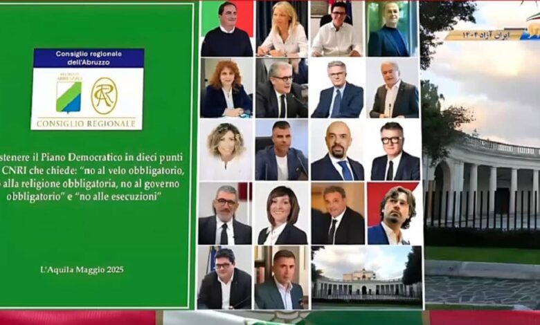 Abruzzo Regional Parliament in Italy Endorses Maryam Rajavi’s 10-Point Plan, Urges Terror Designation of IRGC