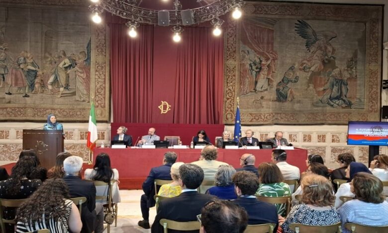 Italian Parliament Hosts Conference on Iran, Backs Democratic Change and Rejects Appeasement