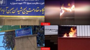 Rebellious Youth in Iran Target Regime Symbols and Centers of Repression in New Wave of Operations
