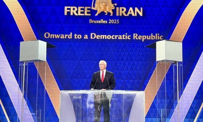 Former American VP Mike Pence: ‘The Flame of Liberty Burns Through Iran’s Resistance Units’