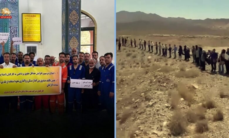 Oil Workers in Iran Strike as Protests Spread from Border Regions to Capital
