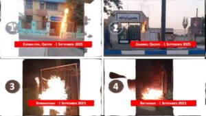 Iran: Rebellious Youth Carry Out Respond to Brutal Attack by Regime Against Street Vendors in Qazvin