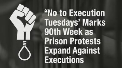 Ninetieth Week of “Tuesdays No to Execution” Continues in 52 Iranian Prisons