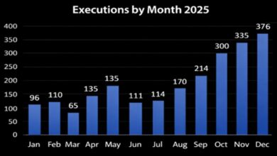 Iran: More than 2,200 Executions in 2025 in 97 cities, An Unprecedented High in Khamenei’s 37-Year Criminal Rule
