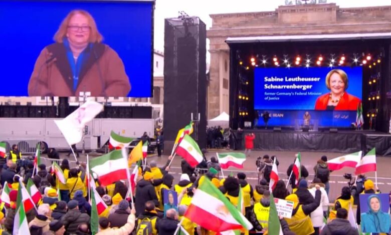 Leutheusser-Schnarrenberger Urges Targeted Sanctions Against Iran’s Regime, Backs NCRI’s Ten-Point Plan