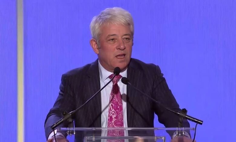 John Bercow: The NCRI Is the Democratic Alternative to Iran’s Fascist Regime