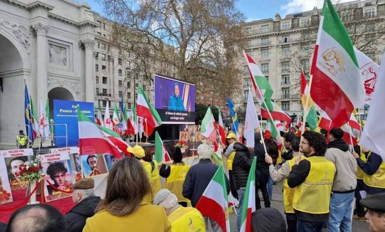 London Rally Urges UK Recognition of NCRI Provisional Government Amid Calls for Democratic Shift