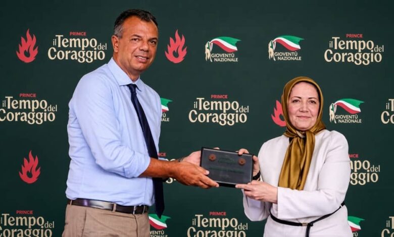 NCRI Women’s Committee Chair Receives Courage Award at Major Youth Conference in Italy